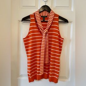 Ralph Lauren Sleeveless Striped Top